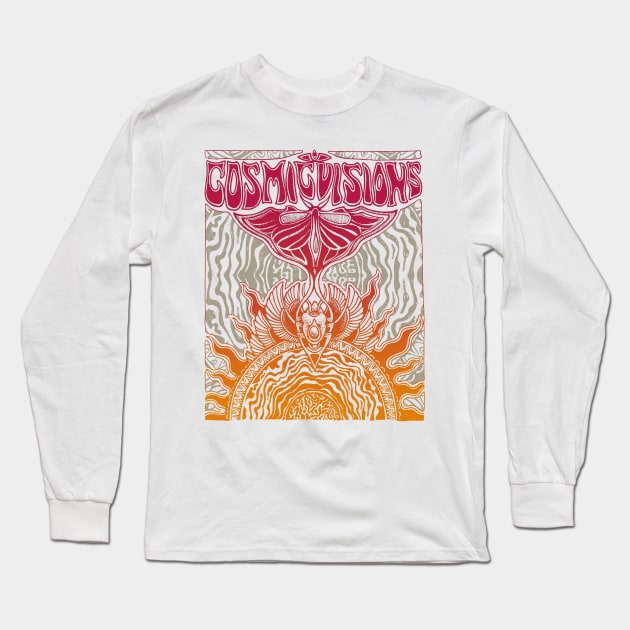 Cosmic Visions Long Sleeve T-Shirt by HenryBennettArt